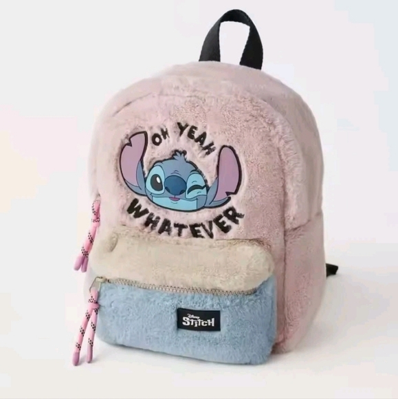 Zara Handbags - NWT Disney Stitch Small Plush Backpack, Girls, Womens Bag